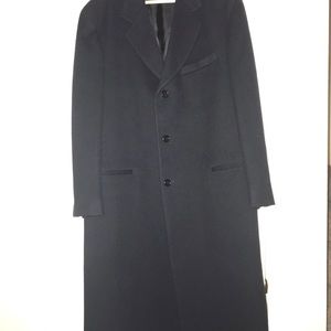 Wool/Cashmere Full-Length Coat